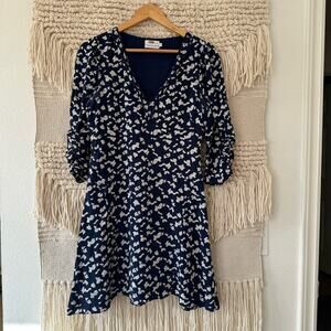 Tanya Taylor Dylan Navy Dress